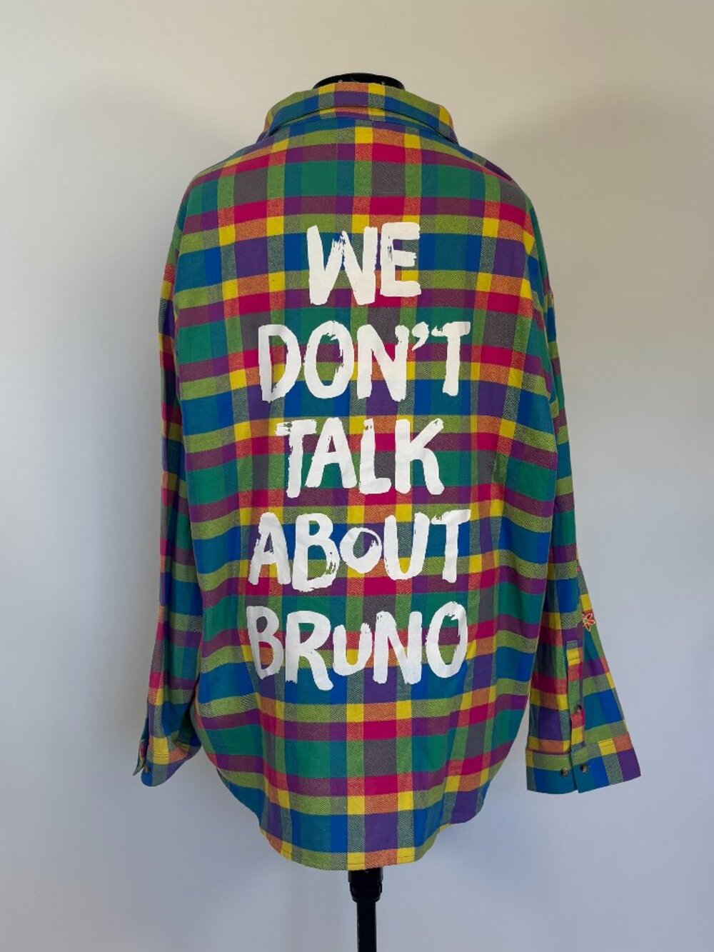 Disney x Cakeworthy Encanto Rainbow Plaid Top NWOT Size 4X